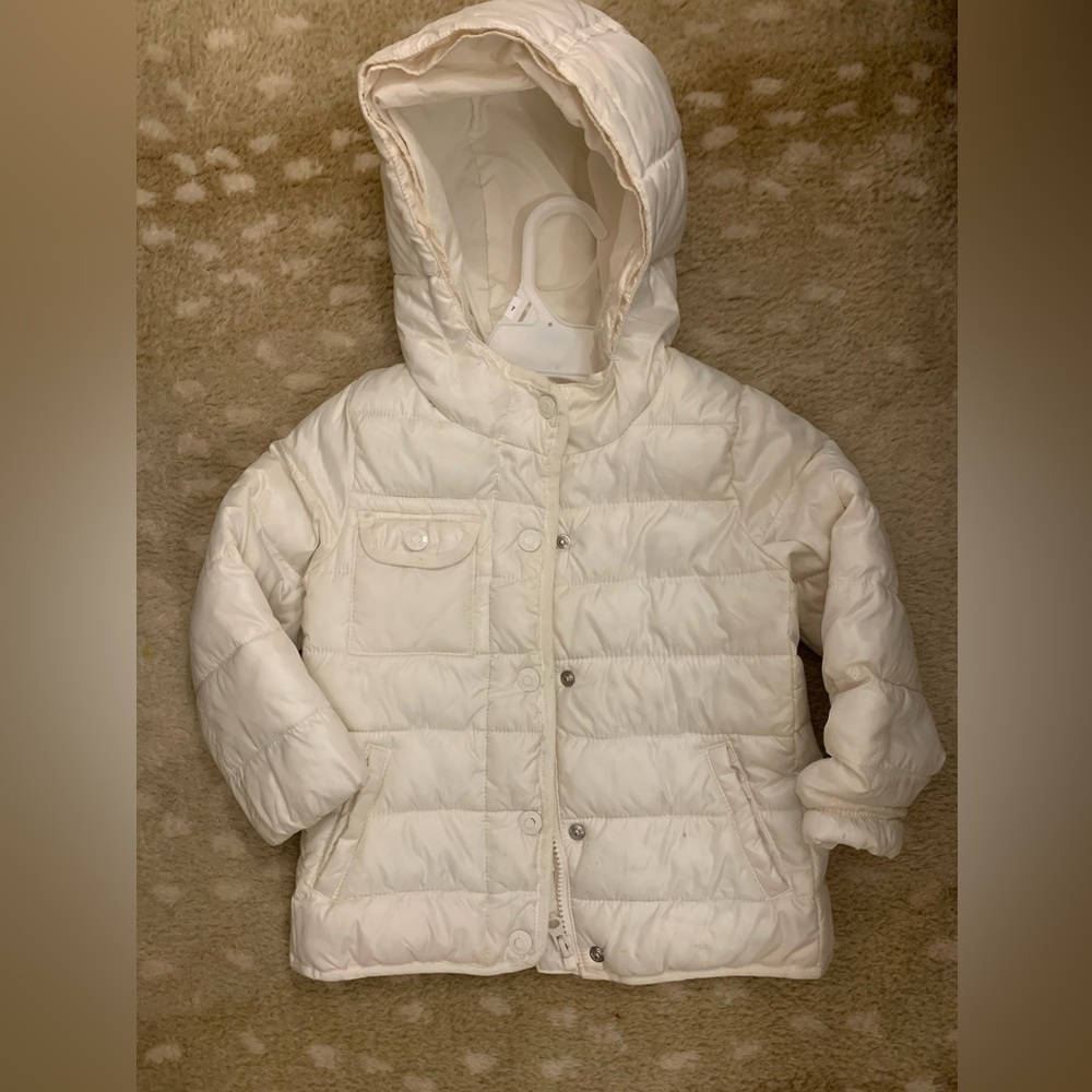 Baby GAP white Puffer Jacket for Kids